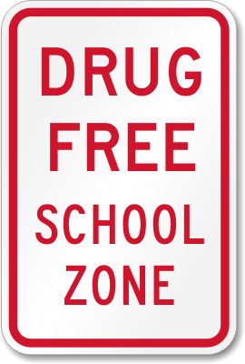 Drug-Free-School-Zone-Sign-K-2515